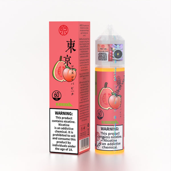 Tokyo Classic Guava Peach Iced 60ml Freebase Pakistan