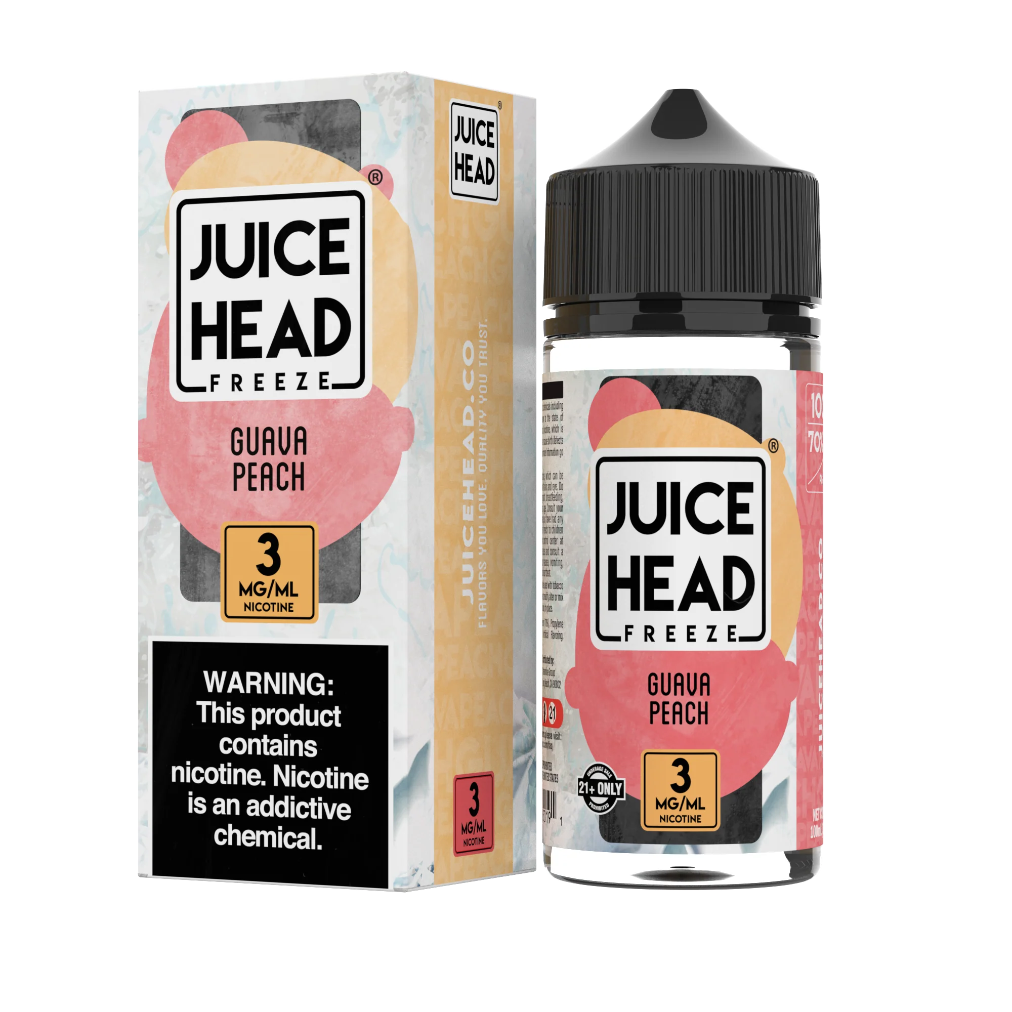 JUICE HEAD EXTRA FREEZE GUAVA PEACH 100ML