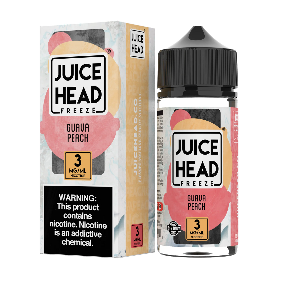 JUICE HEAD EXTRA FREEZE GUAVA PEACH 100ML