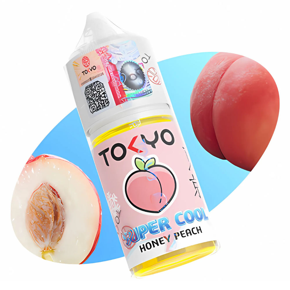 Tokyo Super Cool Honey Peach 30ml E-Liquid Pakistan