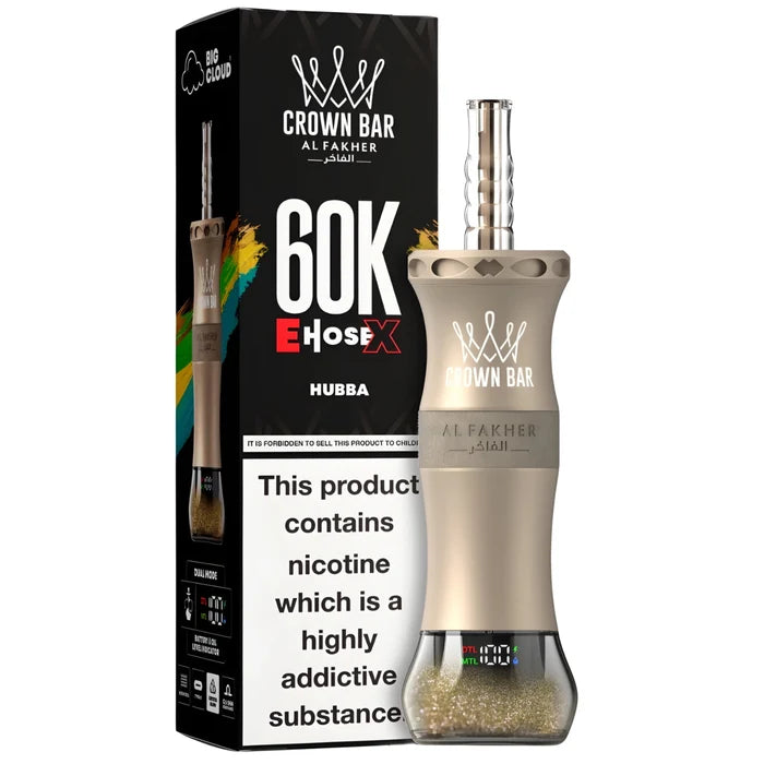 AL FAKHER CROWN BAR CLOUD-X DISPOSIBLE 60K (MIX) At best Price In Pakistan
