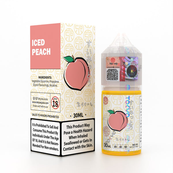 Tokyo Classic Iced Peach Salt Nic 30ml Pakistan