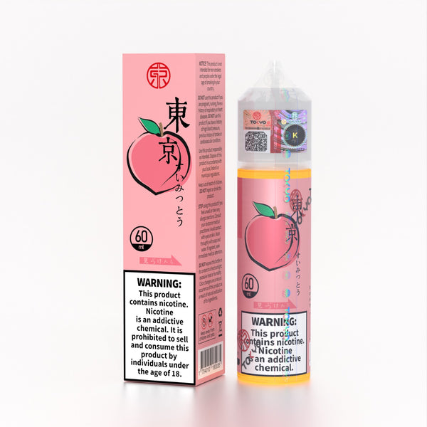 Tokyo Classic Iced Peach 60ml Freebase Pakistan