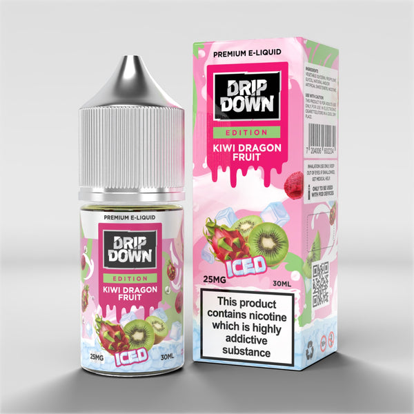 Dripdown Edition Kiwi Dragonfruit Iced Salt Nic 30ml Pakistan