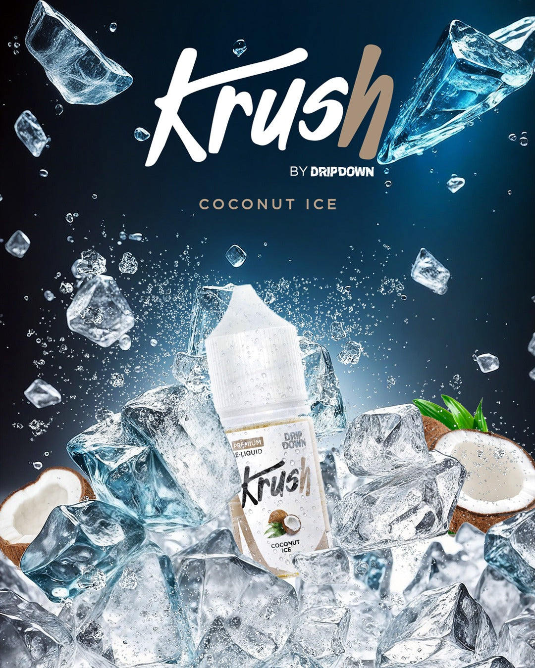 DRIPDOWN KRUSH SERIES SALT – COCONUT ICE 30ML