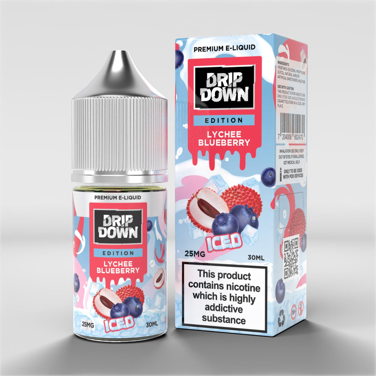 Dripdown Edition Lychee Blueberry Iced Salt Nic 30ml Pakistan