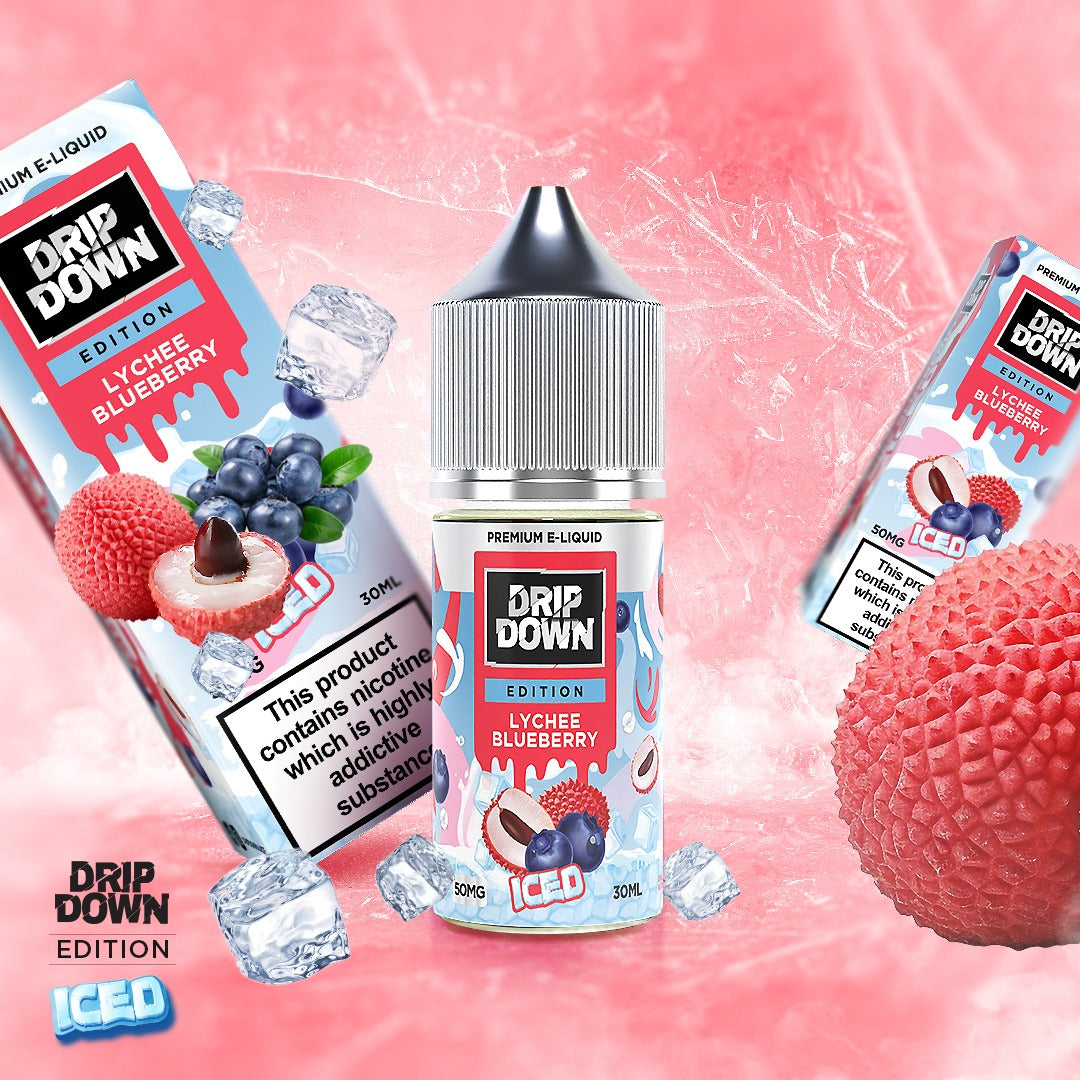 Dripdown Edition Lychee Blueberry 30ml E-Liquid Pakistan