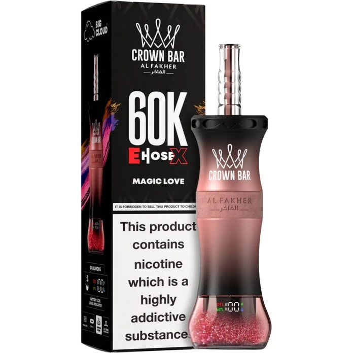 AL FAKHER CROWN BAR CLOUD-X DISPOSIBLE 60K (MIX) At best Price In Pakistan