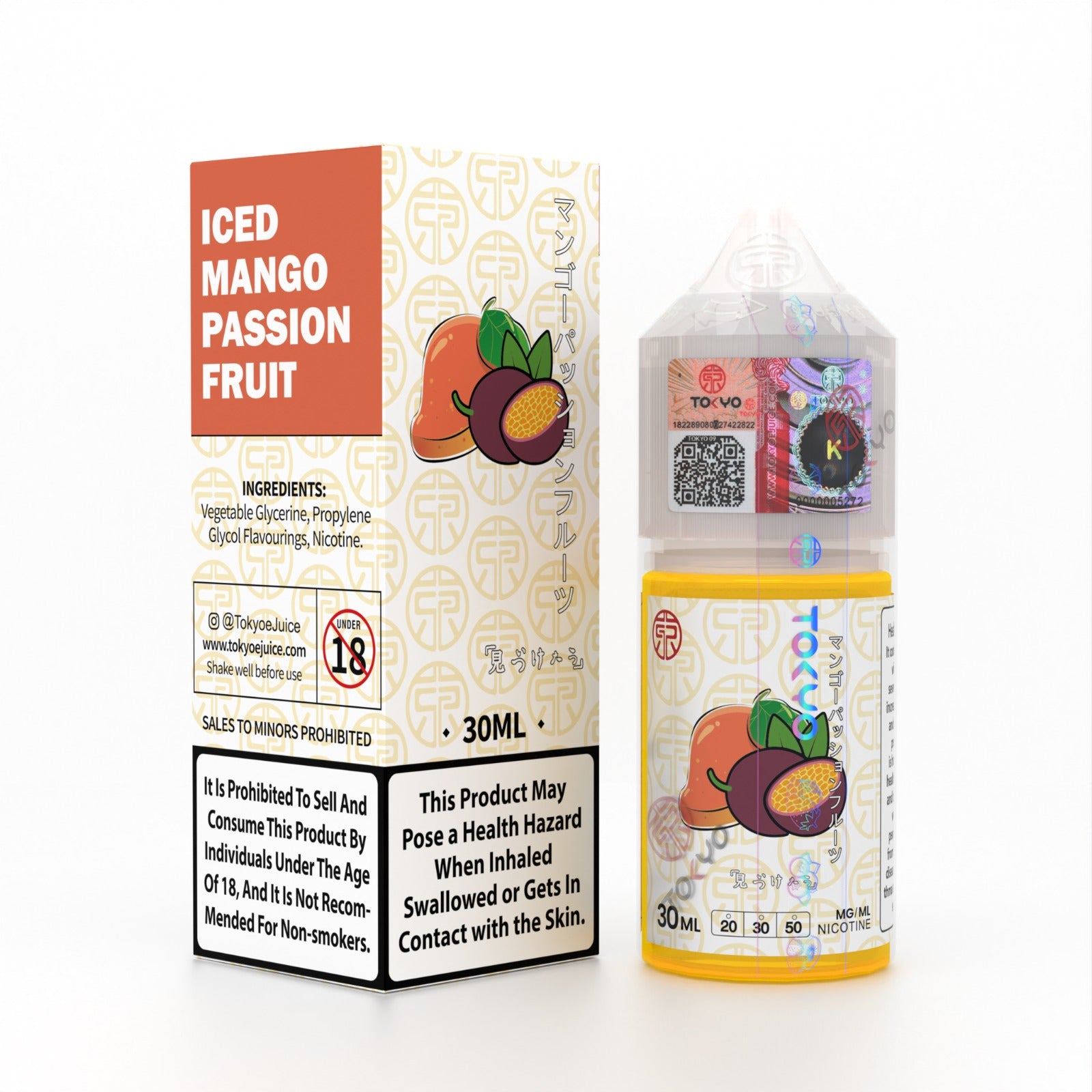 TOKYO CLASSIC ICED MANGO PASSIONFRUIT 30ML