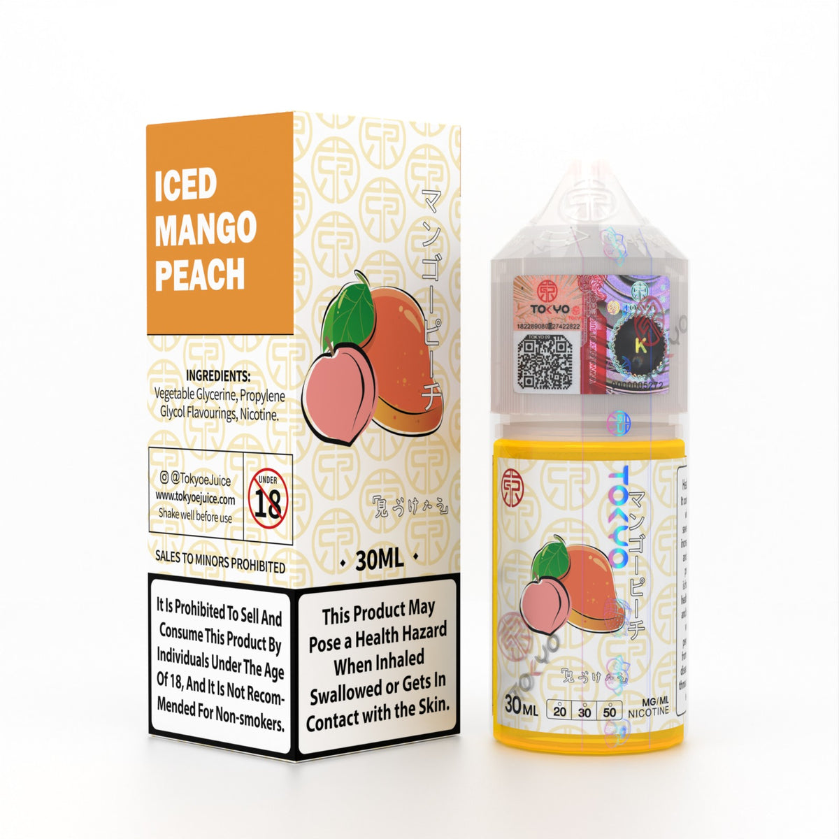 Tokyo Classic Iced Mango Peach Salt Nic 30ml Pakistan