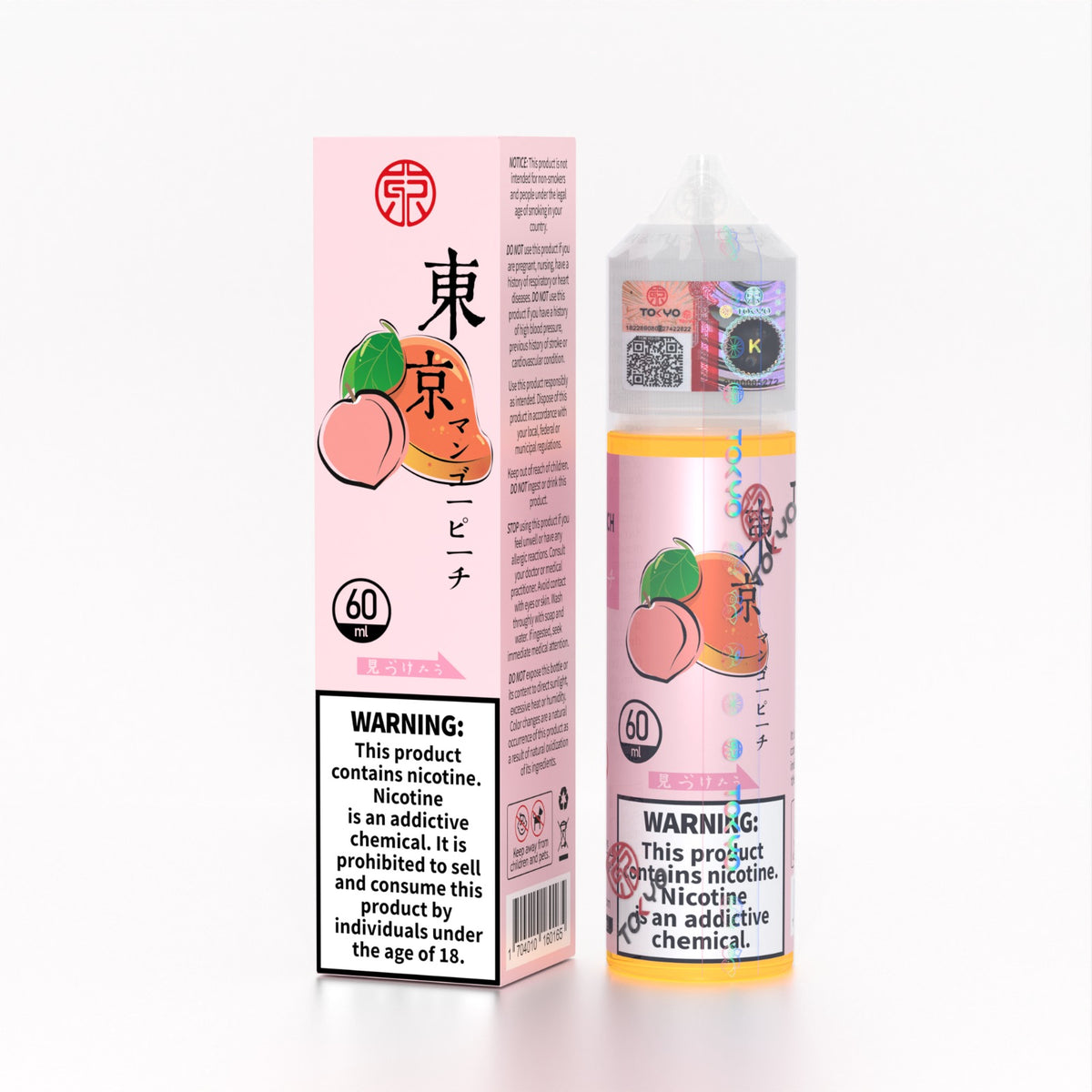 Tokyo Classic Iced Mango Peach 60ml Freebase Pakistan