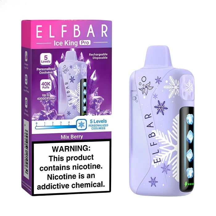ELFBAR RAYA ICE KING DISPOSABLE 40K Puffs (MIX) At best Price In Pakistan