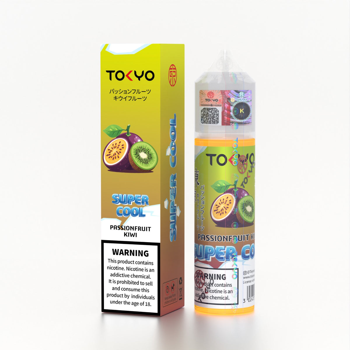 Tokyo Supercool Passionfruit Kiwi 60ml Freebase Pakistan
