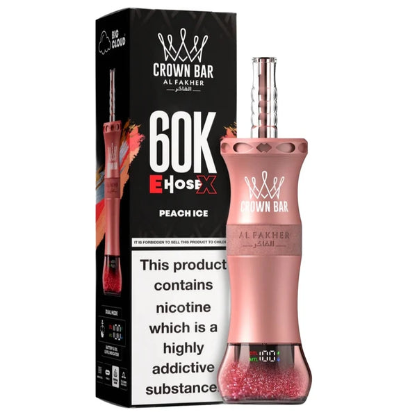 AL FAKHER CROWN BAR CLOUD-X DISPOSIBLE 60K (MIX) At best Price In Pakistan