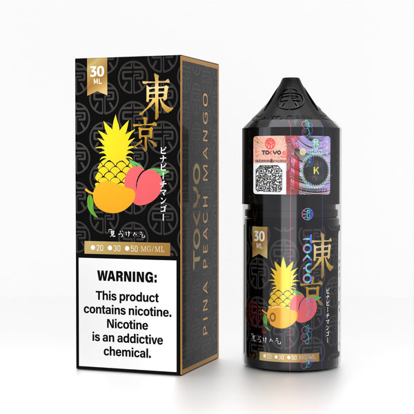 Tokyo Golden Pina Peach Mango Salt Nic 30ml Pakistan