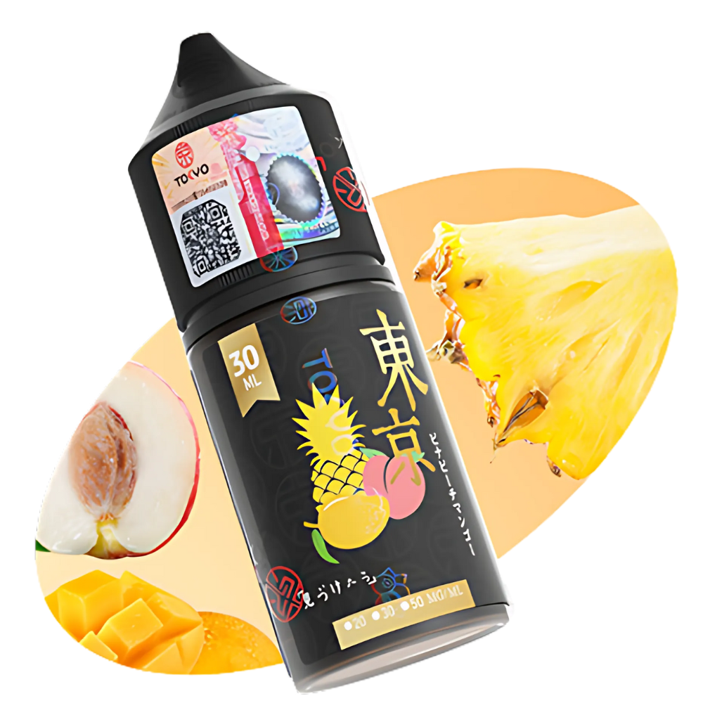 Tokyo Golden Pina Peach Mango 30ml E-Liquid Pakistan