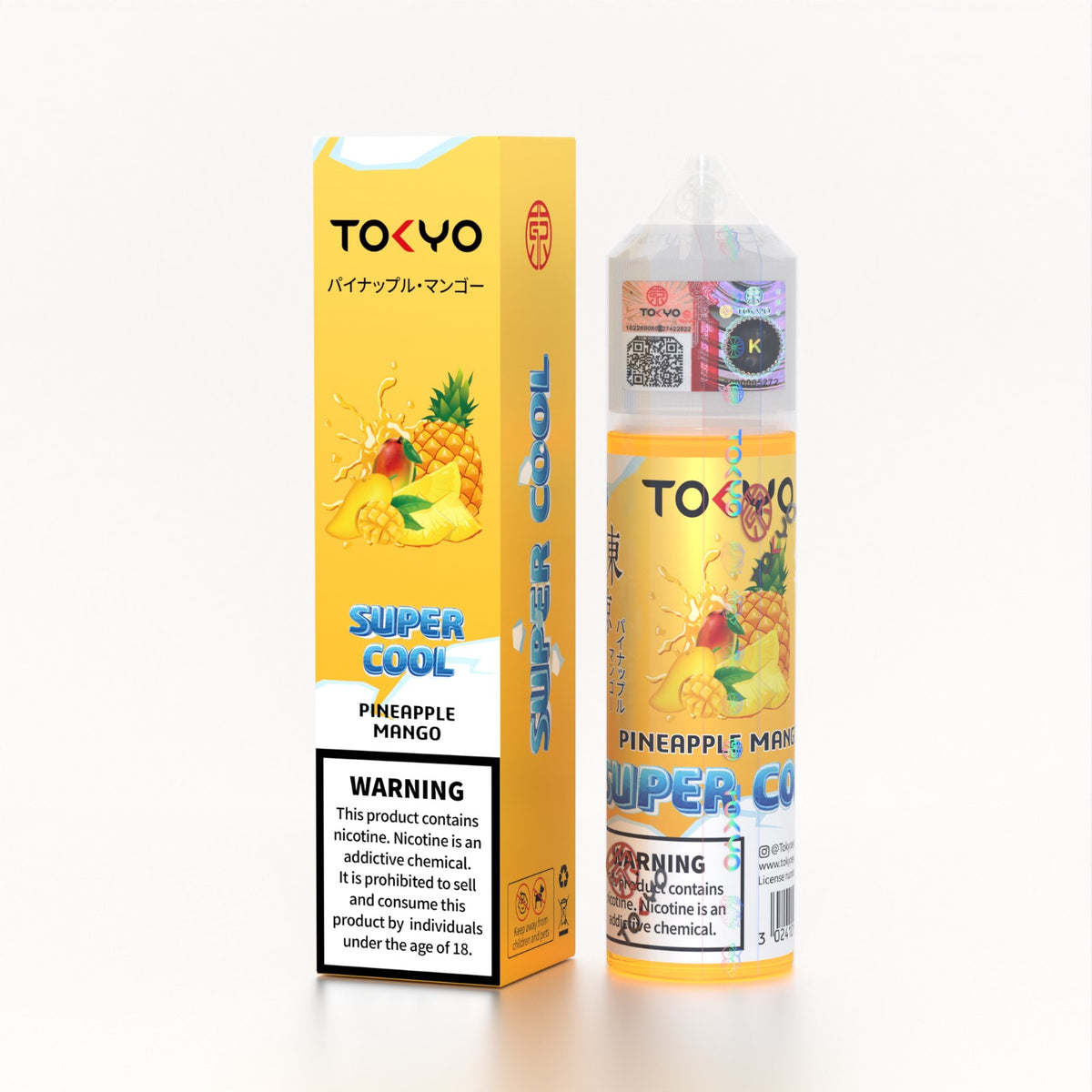 Tokyo Supercool Pineapple Mango 60ml Freebase Pakistan