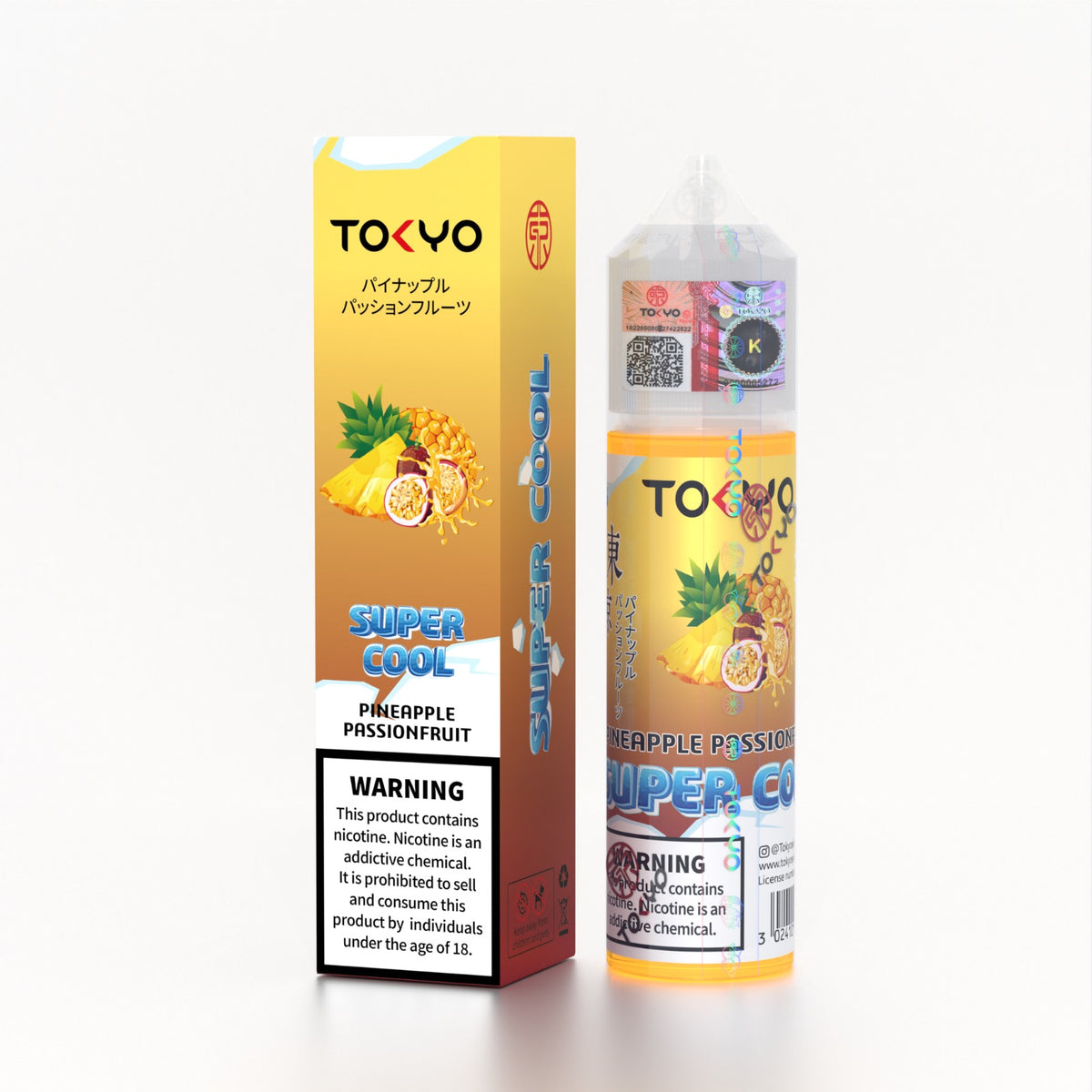 Tokyo Supercool Pineapple Passionfruit 60ml Freebase Pakistan