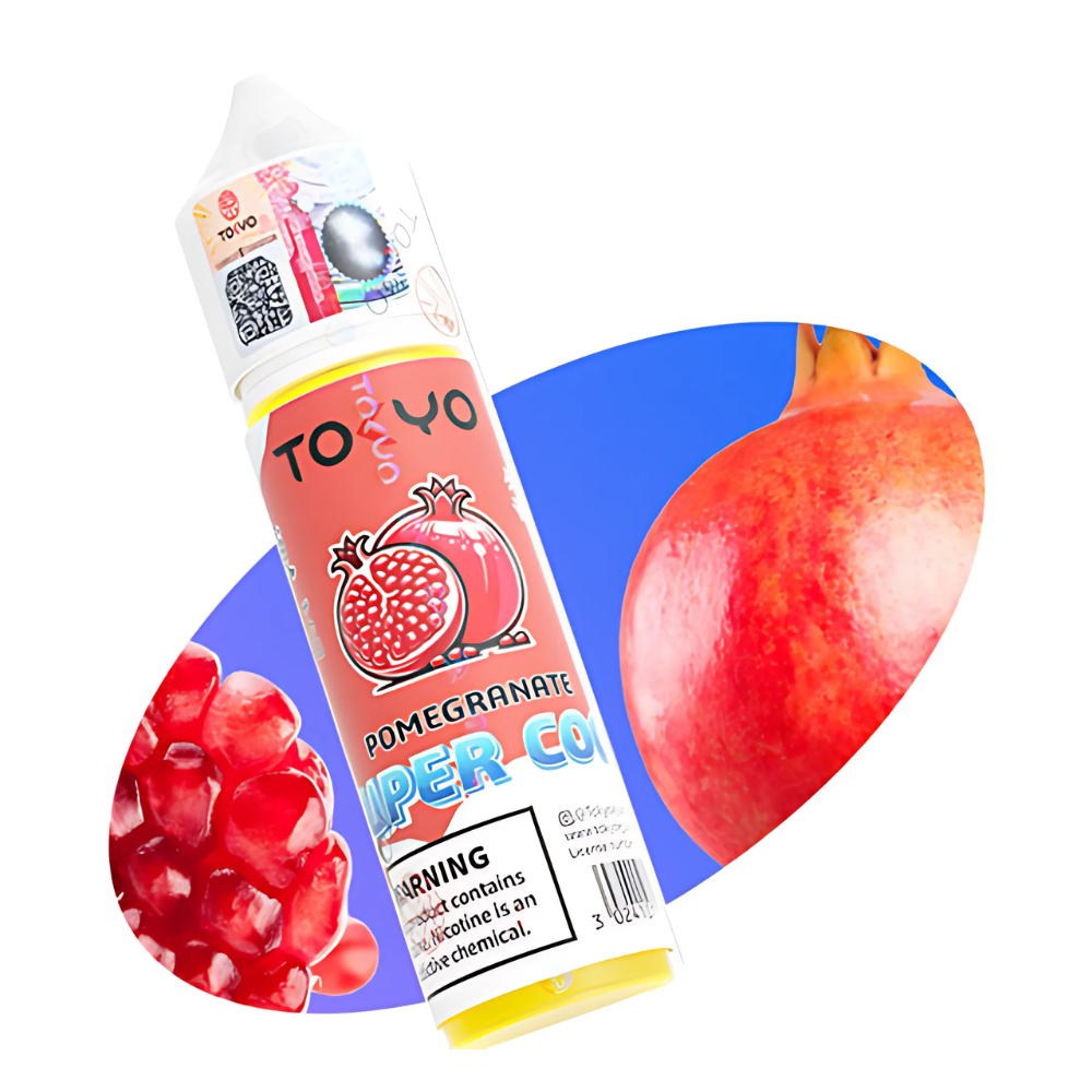 Tokyo Supercool Pomegranate 60ml E-Liquid Pakistan