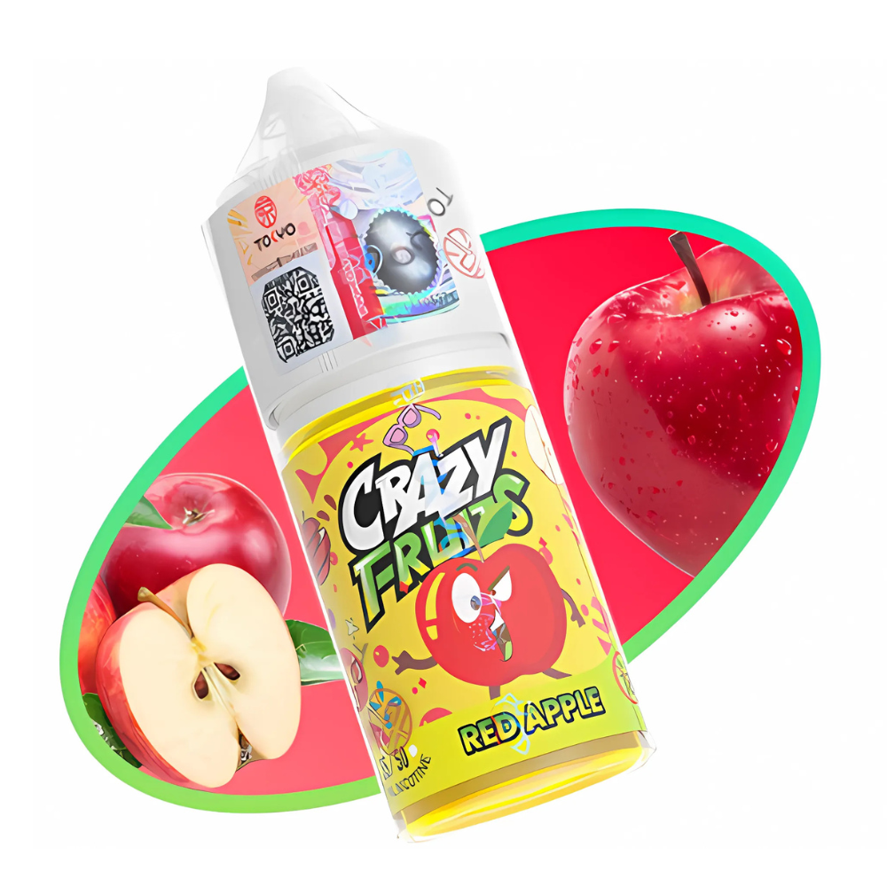 Tokyo Crazy Fruits Red Apple 30ml E-Liquid Pakistan