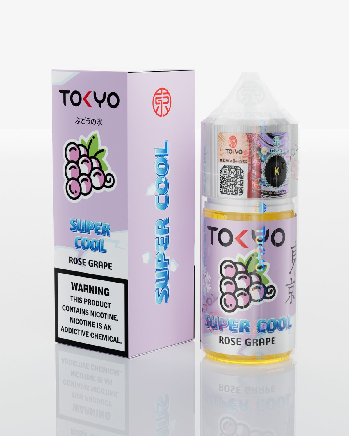Tokyo Super Cool Rose Grape 30ml 60mg Pakistan