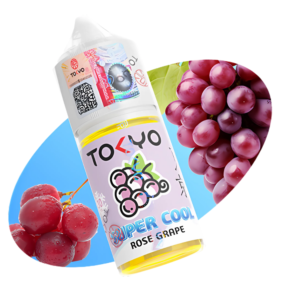 Tokyo Super Cool Rose Grape 30ml E-Liquid Pakistan