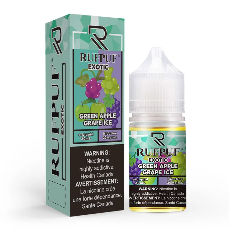 RUFPUF EXOTIC GREEN APPLE GRAPE ICE 30ML