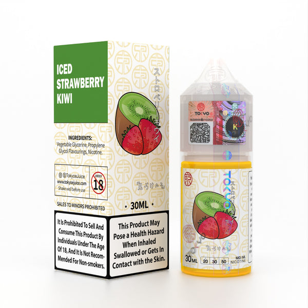Tokyo Classic Iced Strawberry Kiwi Salt Nic 30ml Pakistan