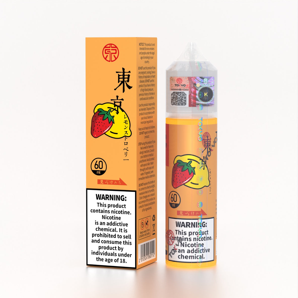 Tokyo Classic Strawberry Lemon Iced 60ml Freebase Pakistan