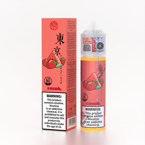 Tokyo Classic Iced Strawberry Watermelon 60ml Freebase Pakistan