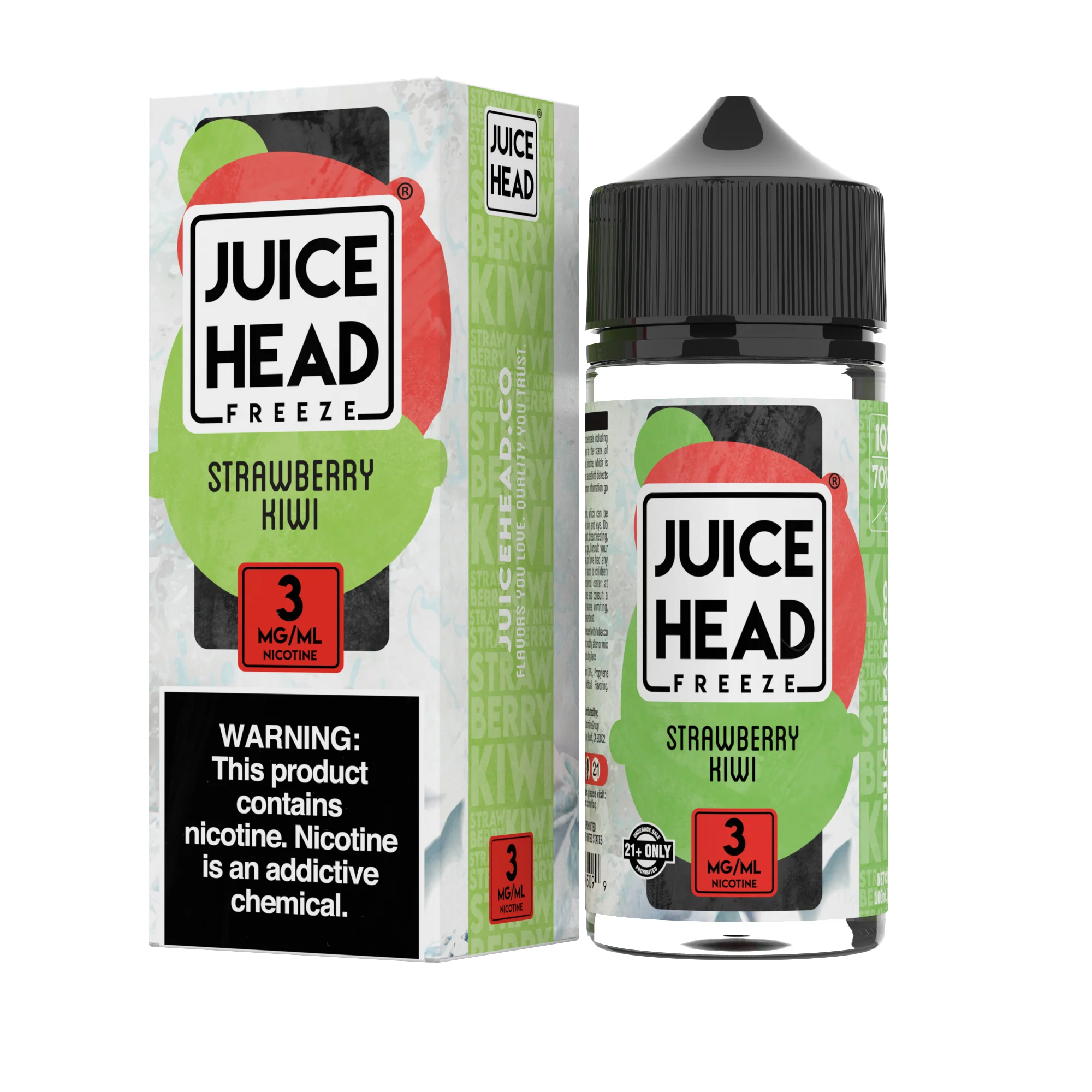 JUICE HEAD EXTRA FREEZE STRAWBERRY KIWI 100ML