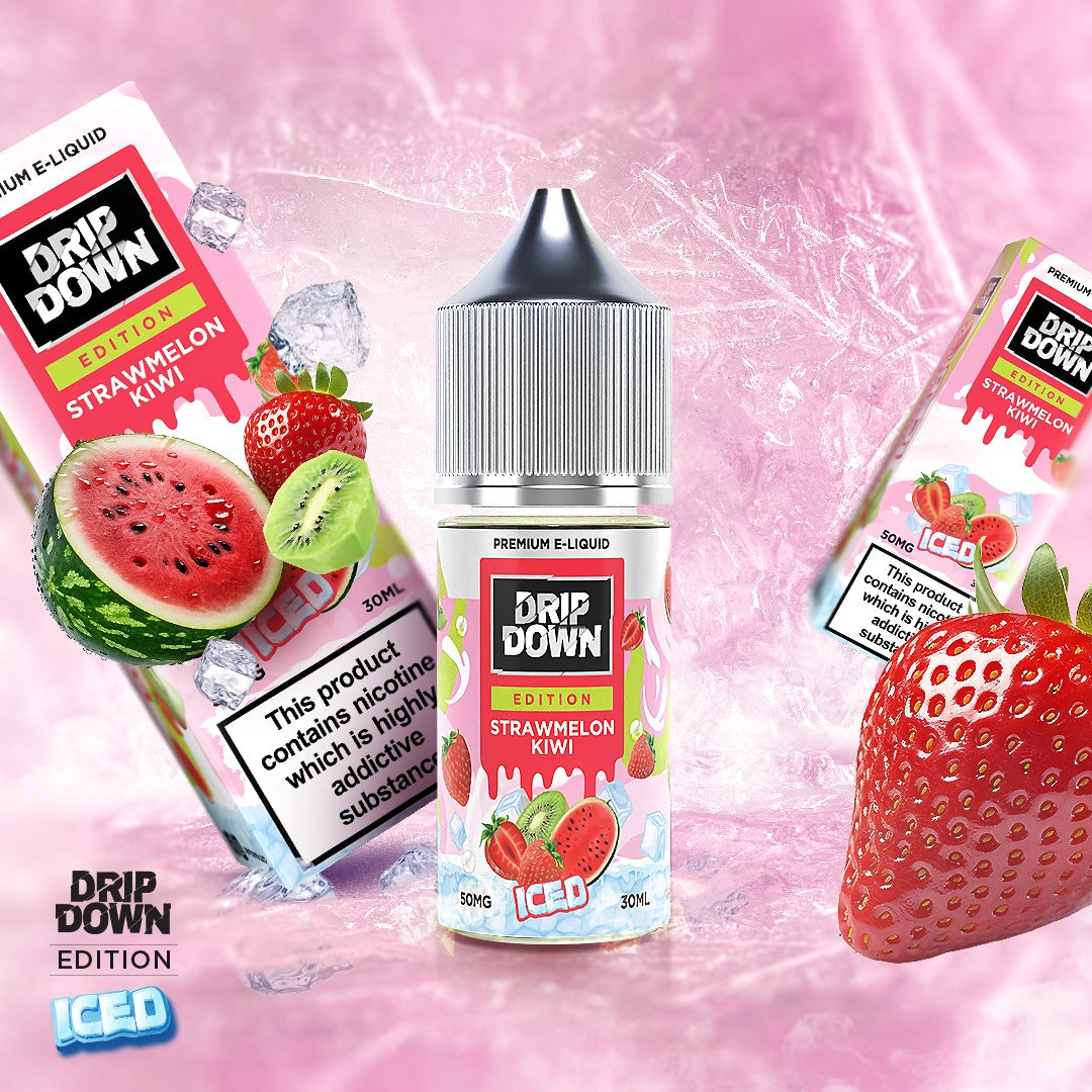 Dripdown Edition Strawmelon Kiwi 30ml E-Liquid Pakistan