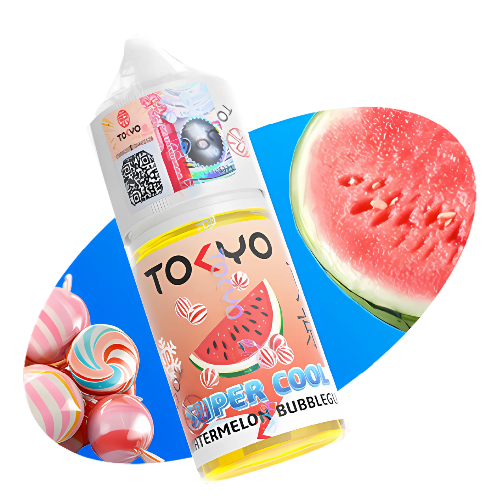TOKYO SUPERCOOL WATERMELON BUBBLEGUM 30ML