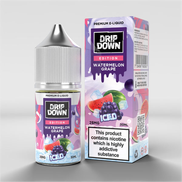 Dripdown Edition Watermelon Grape Iced Salt Nic 30ml Pakistan