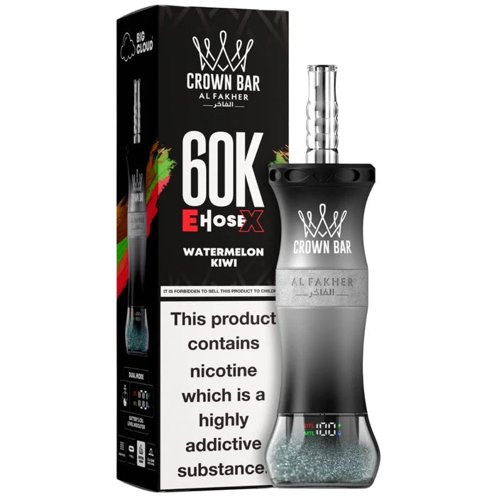 AL FAKHER CROWN BAR CLOUD-X DISPOSIBLE 60K (MIX) At best Price In Pakistan