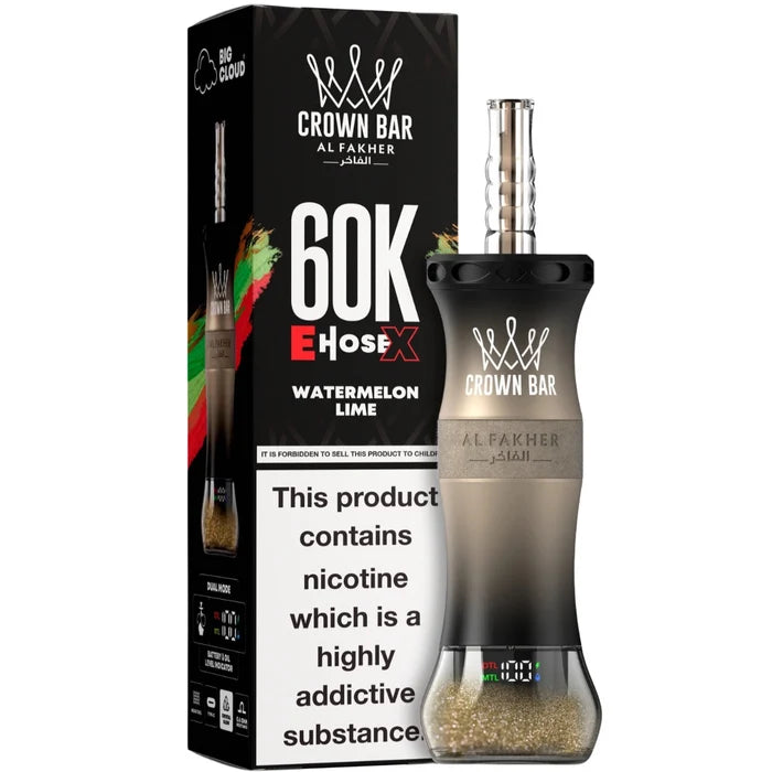 AL FAKHER CROWN BAR CLOUD-X DISPOSIBLE 60K (MIX) At best Price In Pakistan